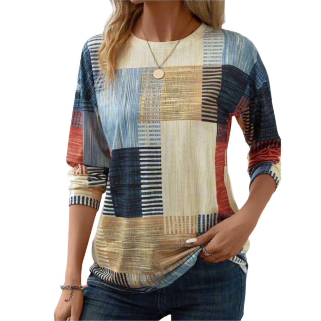 Herre T-skjorte Geometrisk Design 1