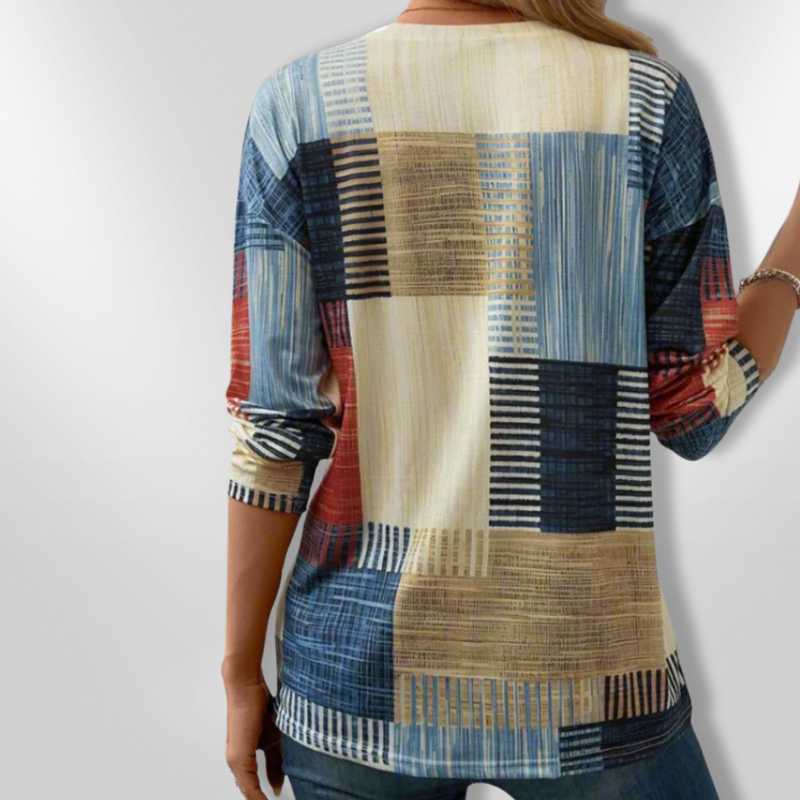 Herre T-skjorte Geometrisk Design 3