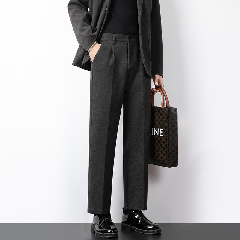 Herre Tailored Bukser Ullblanding Slim Fit 3