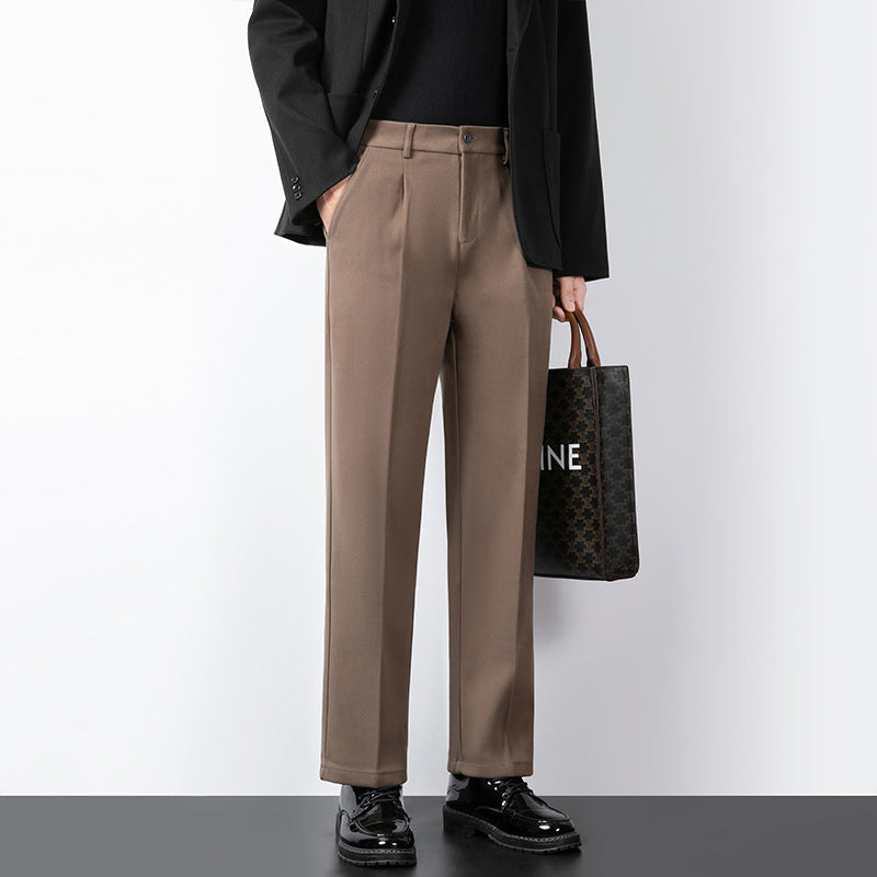 Herre Tailored Bukser Ullblanding Slim Fit 4