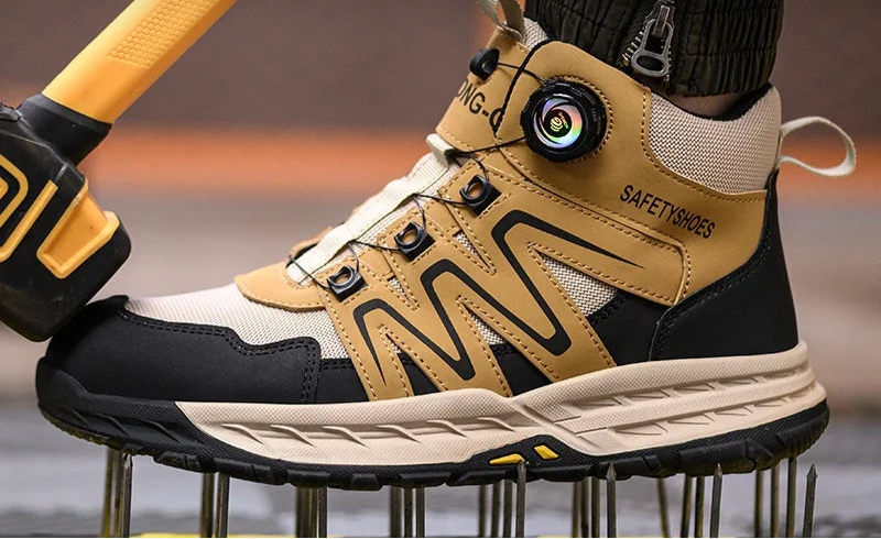 Herre Taktiske Joggesko med Stål Tå og Anti-Punktur Sål 1