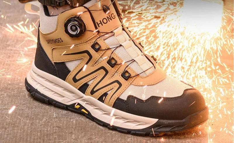 Herre Taktiske Joggesko med Stål Tå og Anti-Punktur Sål 2