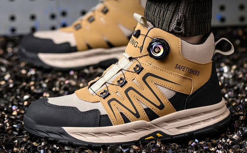 Herre Taktiske Joggesko med Stål Tå og Anti-Punktur Sål 3