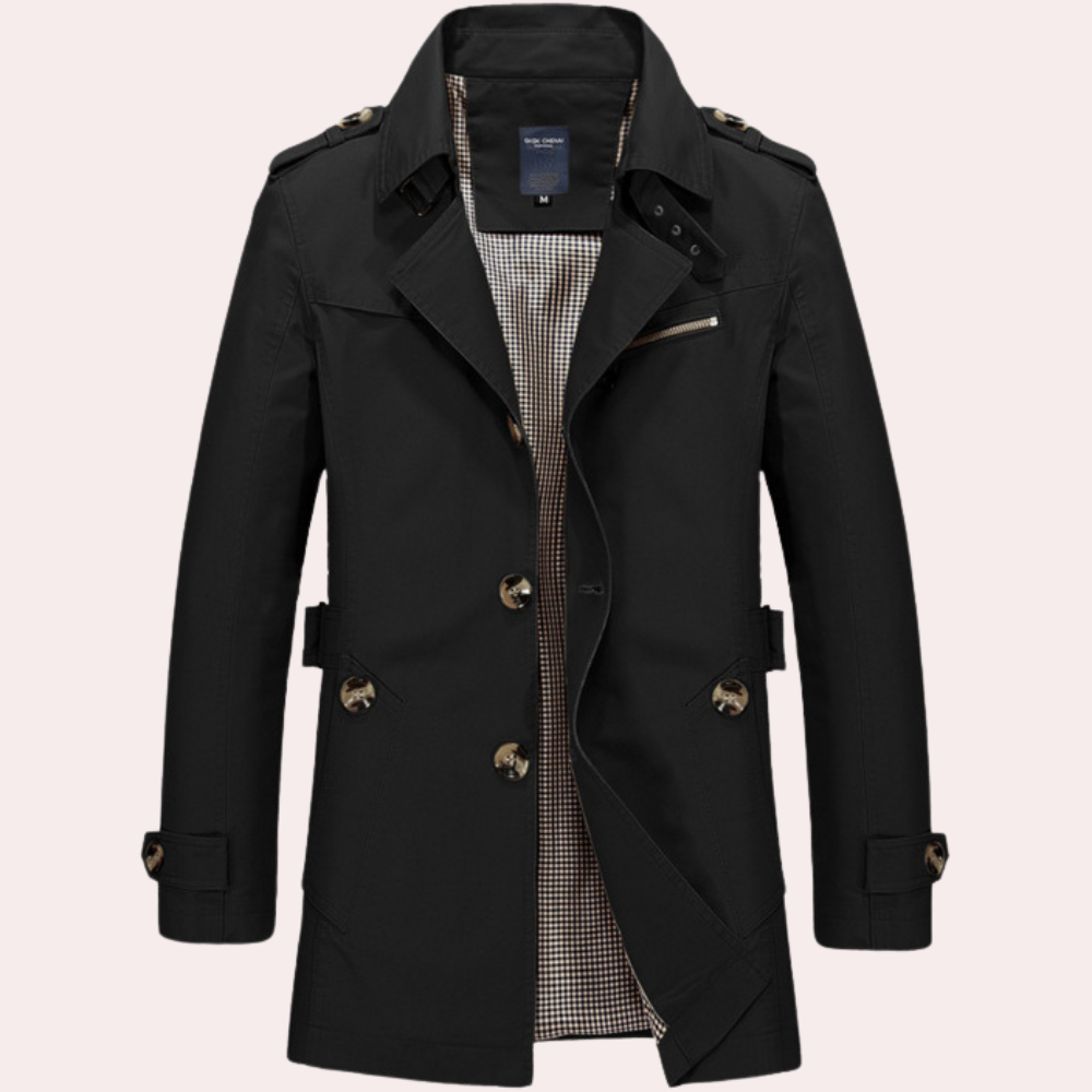 Herre Trenchcoat i Tidløst Design 5