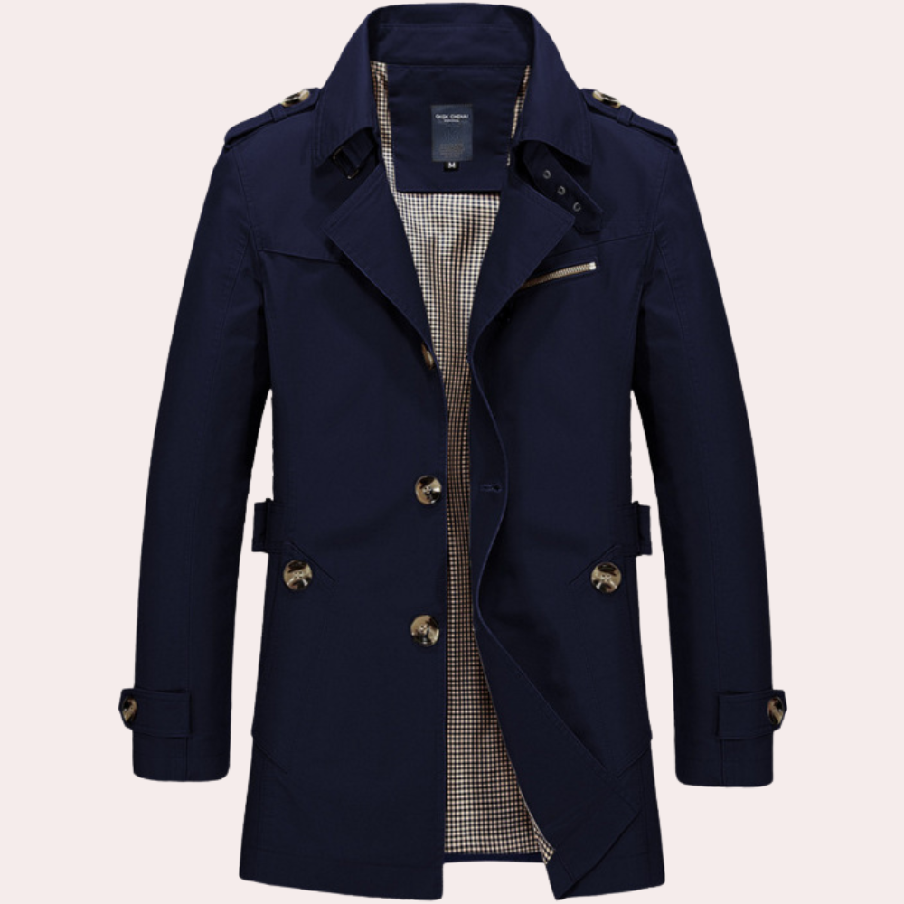 Herre Trenchcoat i Tidløst Design 6