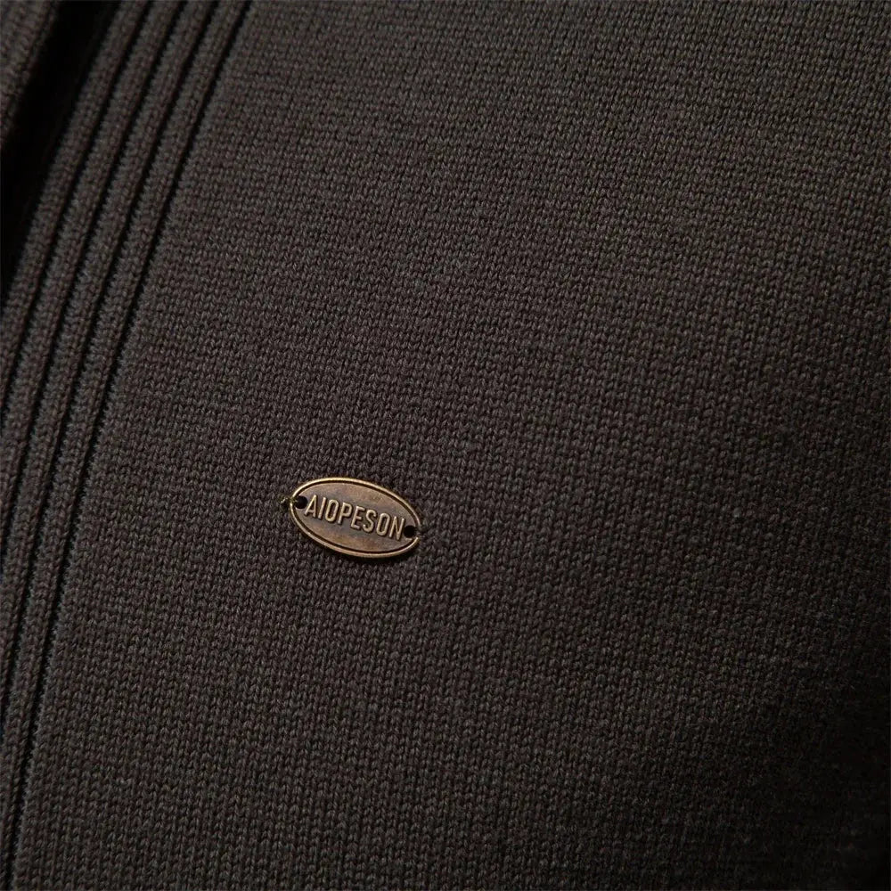 Herre Vendbar Krage Sjalsticket Genser 4