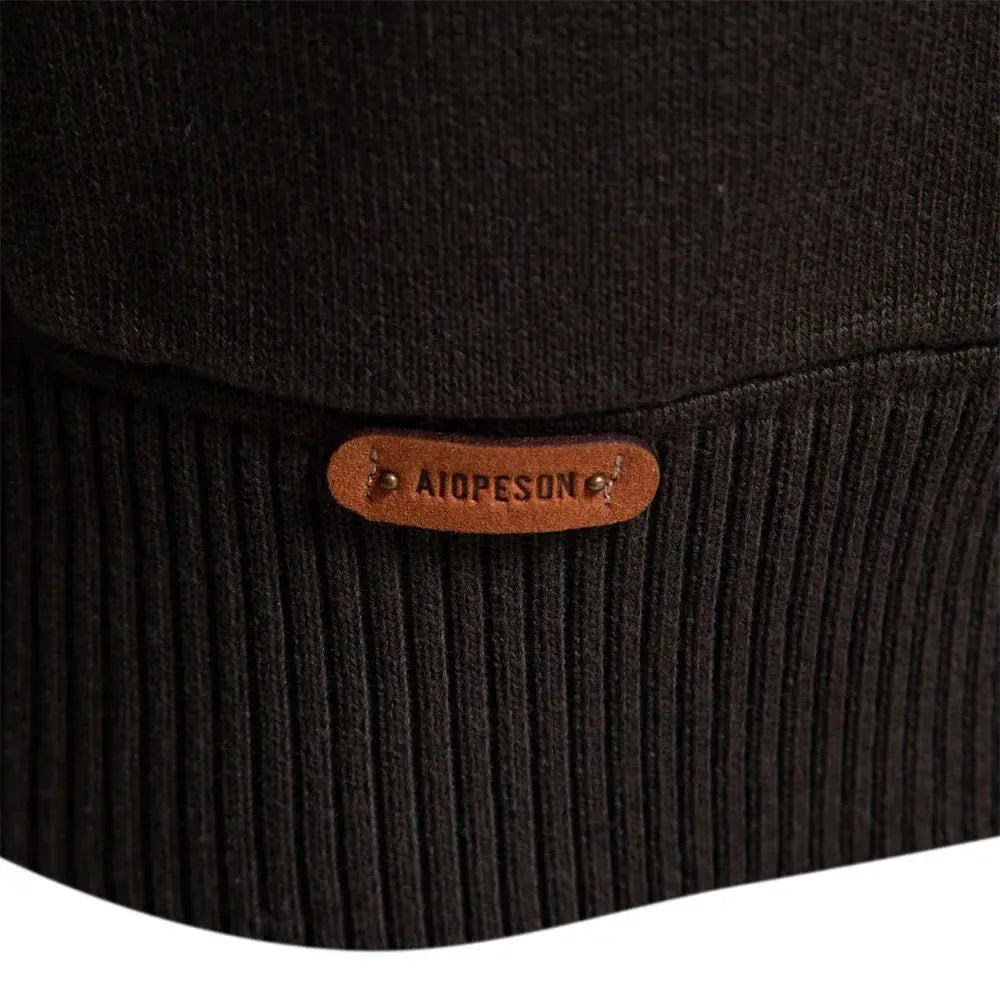 Herre Vendbar Krage Sjalsticket Genser 5