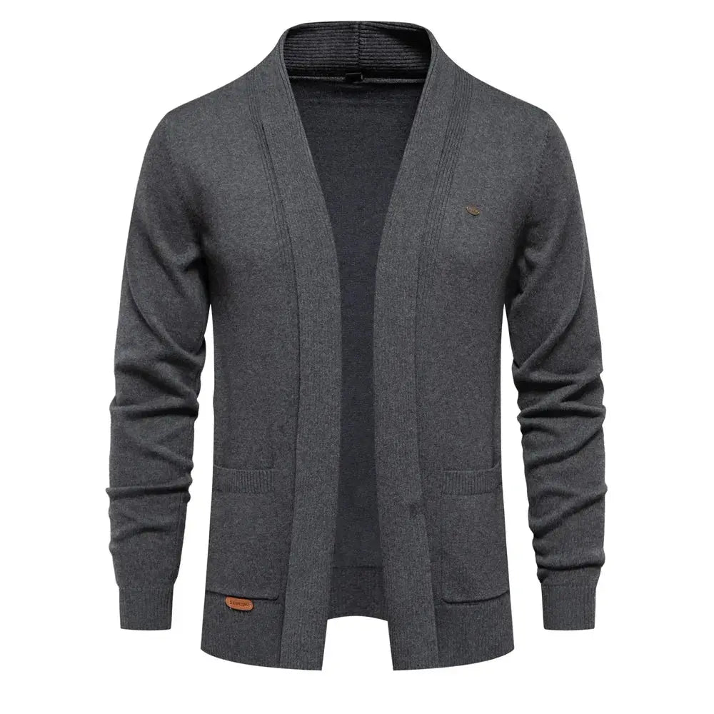 Herre Vendbar Krage Sjalsticket Genser 8