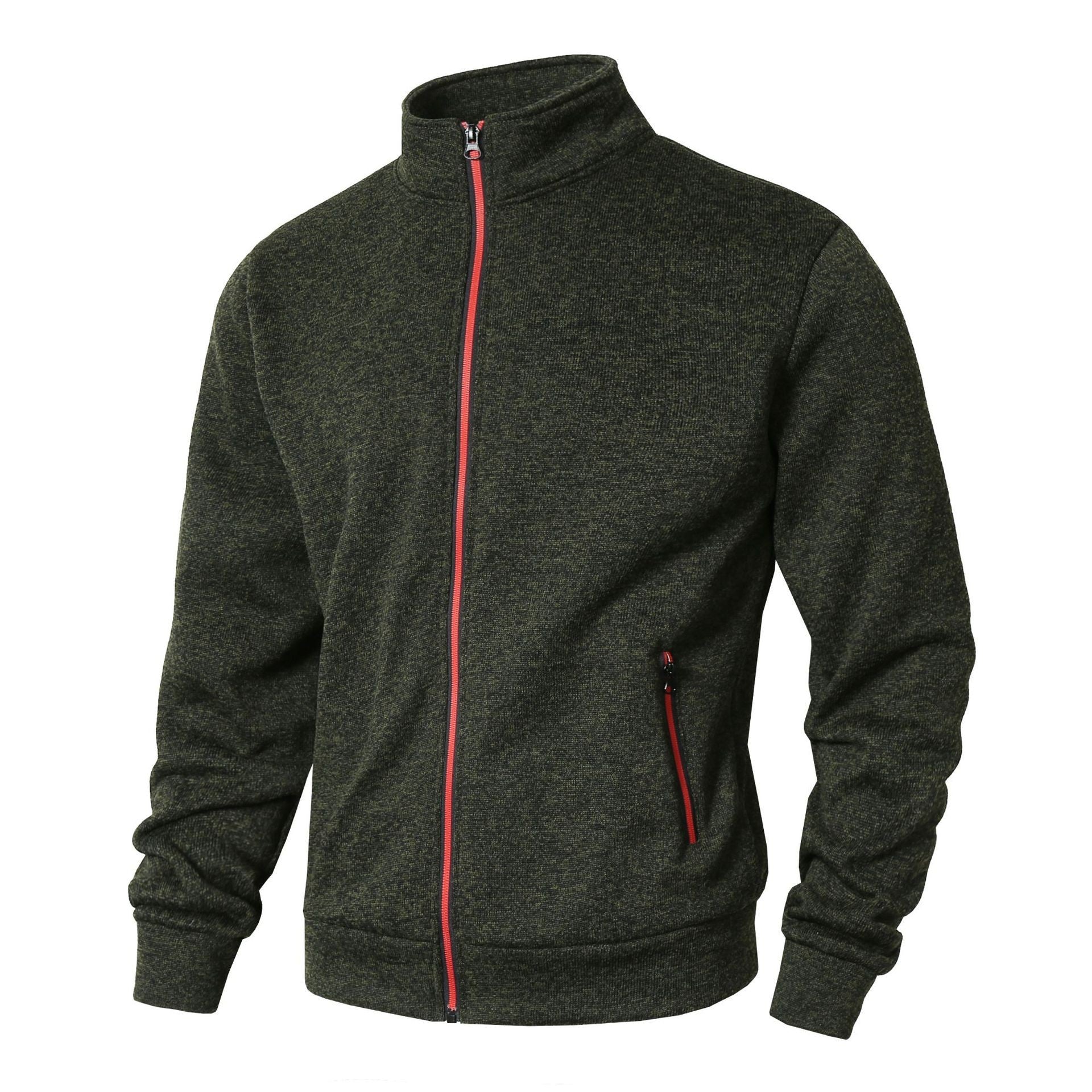 Herre Zip-Up Jakke Fleece Fôret 4