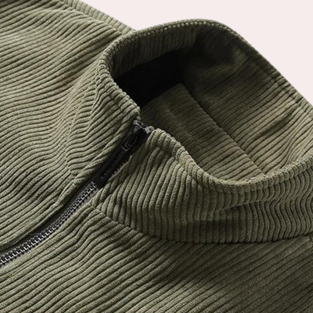 Herrejakke Fløyel Retro Stil for Hverdag og Fest 3