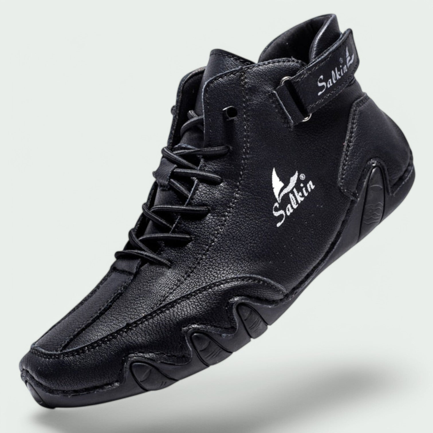 Herresko Casual Lær Snøring Gummi 1