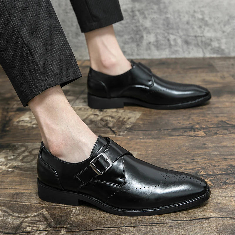 Herresko Loafers til Bryllup og Fest, Lær, Komfortabel Passform 2