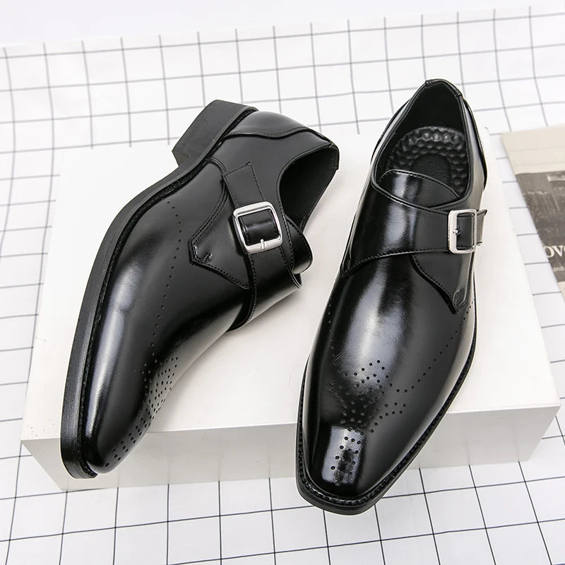 Herresko Loafers til Bryllup og Fest, Lær, Komfortabel Passform 6
