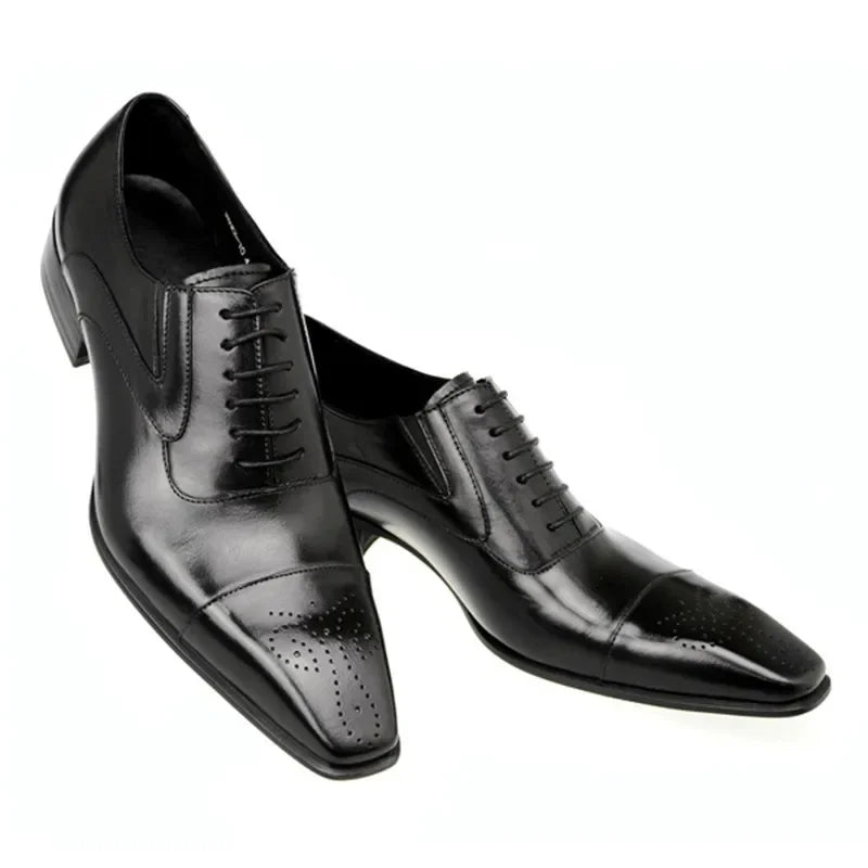 Herresko Oxford Knyttestropper Britisk Stil 6