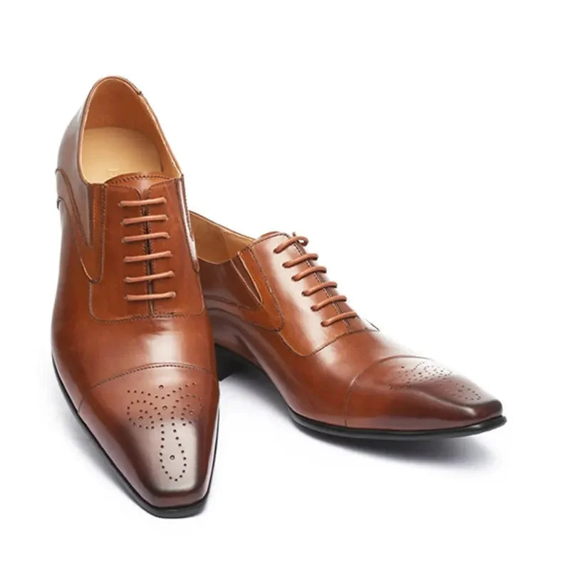 Herresko Oxford Knyttestropper Britisk Stil 7