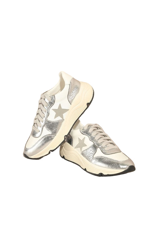 Herresneakers Atletisk Stil Syntetisk Med Stjerner 0