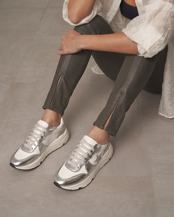 Herresneakers Atletisk Stil Syntetisk Med Stjerner 2