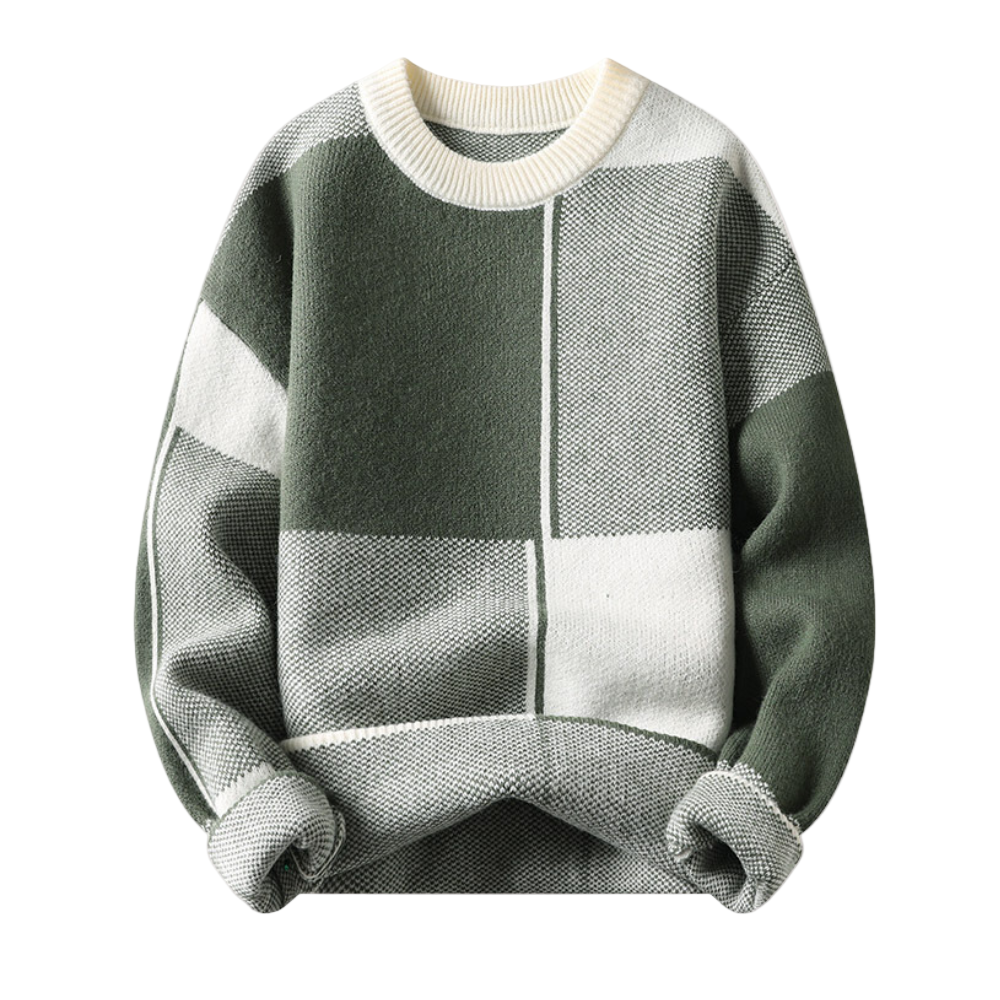 Herresweater i varm og stilfull design 0