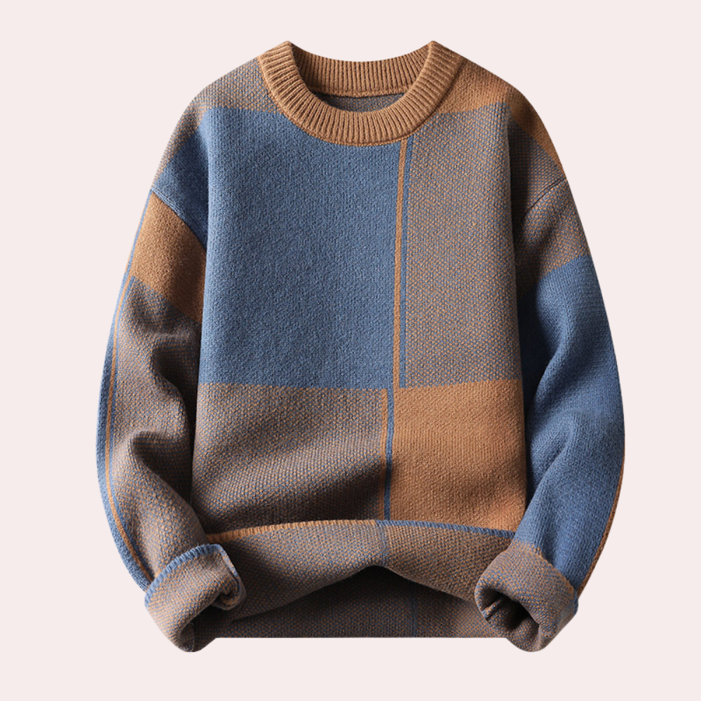 Herresweater i varm og stilfull design 1