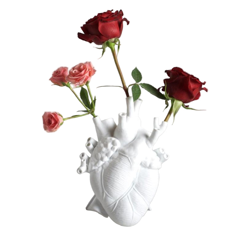 Hjerteformet Vase for Innredning Kunstnerisk Design 0