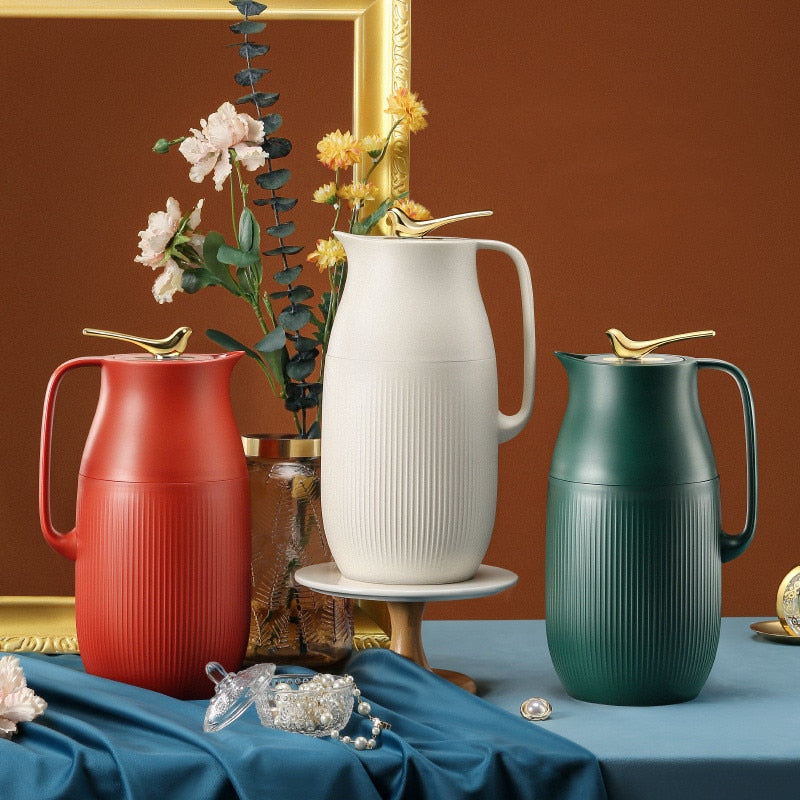 Isolert Termosflaske i Rustfritt Stål - Minimalistisk Design 1