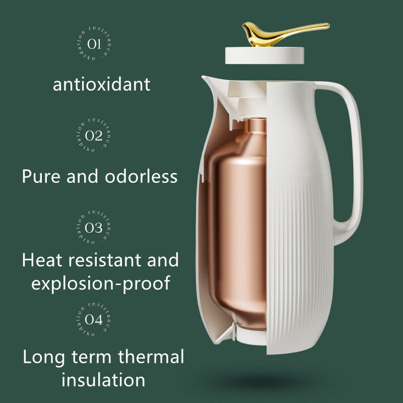 Isolert Termosflaske i Rustfritt Stål - Minimalistisk Design 4