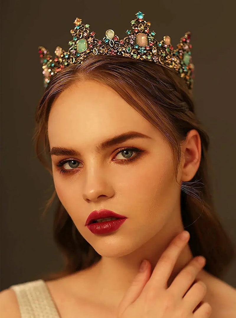 Jeweled Barokk Queen Crown