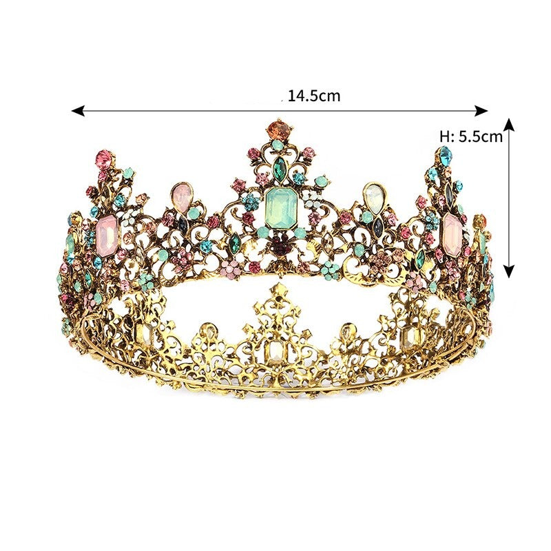 Jeweled Barokk Queen Crown