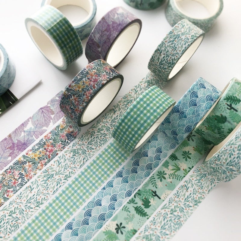 Kawaii Dekorative Washi-Tape (Sett Med 5)