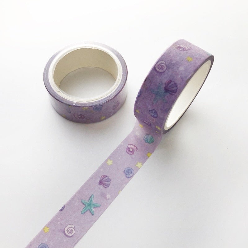 Kawaii Dekorative Washi-Tape (Sett Med 5)