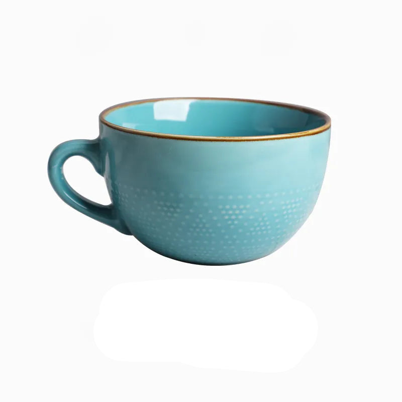 Keramisk Krus med Høy Kapasitet og Fargerik Design 7