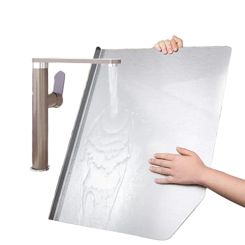 Kjøkken Skjærebrett i Rustfritt Stål med Kant 3