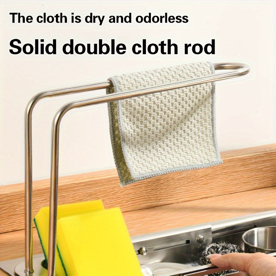 Kjøkken Vaskearrangør Justerbar Stål 8