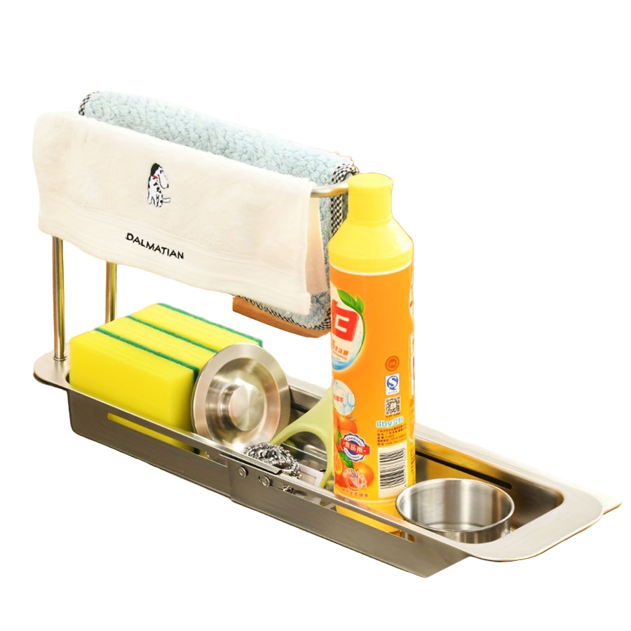 Kjøkken Vaskearrangør Justerbar Stål 9