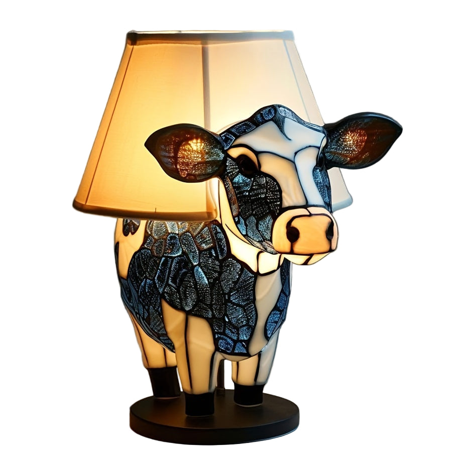 Kreativ Bordlampe i Kuform for Barn og Stue 0