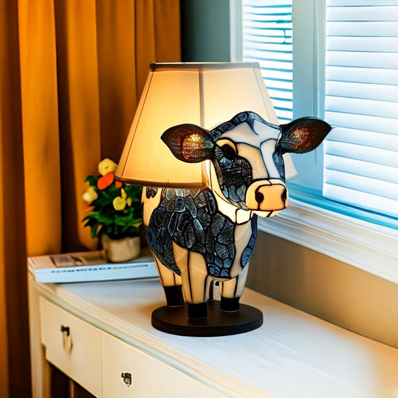 Kreativ Bordlampe i Kuform for Barn og Stue 1