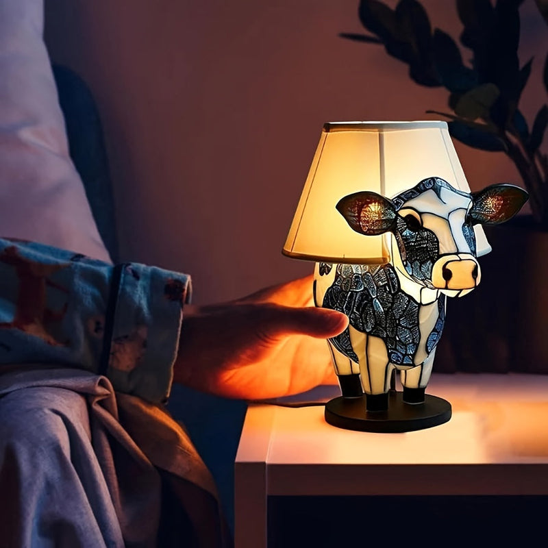 Kreativ Bordlampe i Kuform for Barn og Stue 2