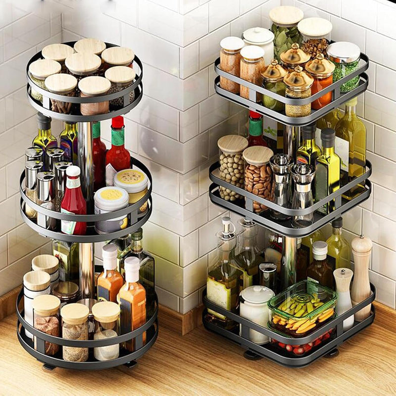 Krydderholder Med 360° Rotasjon Høydejusterbar Design 1