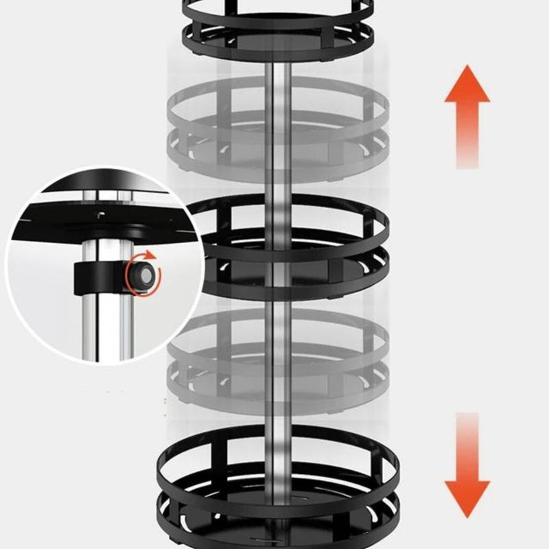 Krydderholder Med 360° Rotasjon Høydejusterbar Design 6