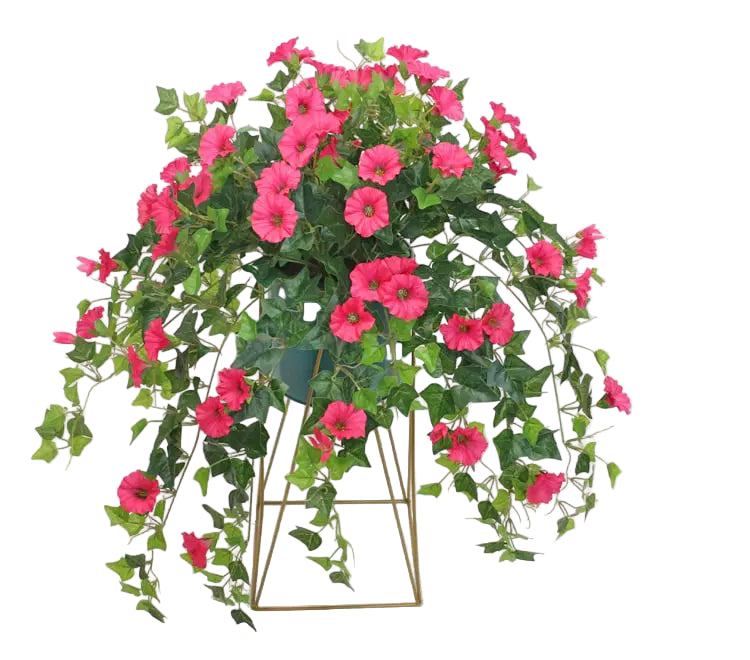 Kunstige Morgenherlighetsblomster for Innendørs og Utendørs Dekorasjon 4