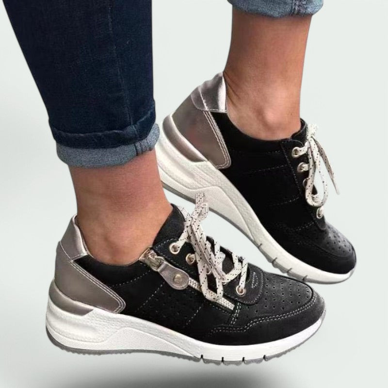 Kvinne Baskets Komfortabelt Design i Lær 2