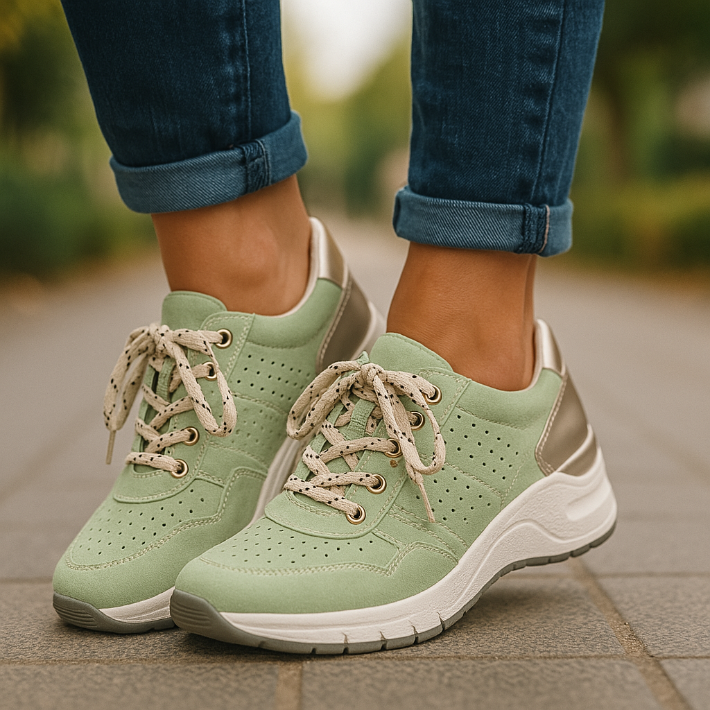 Kvinne Baskets Komfortabelt Design i Lær 3