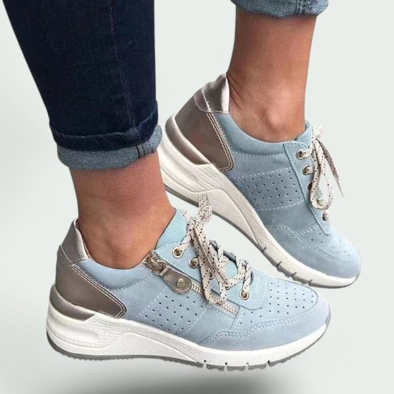 Kvinne Baskets Komfortabelt Design i Lær 4