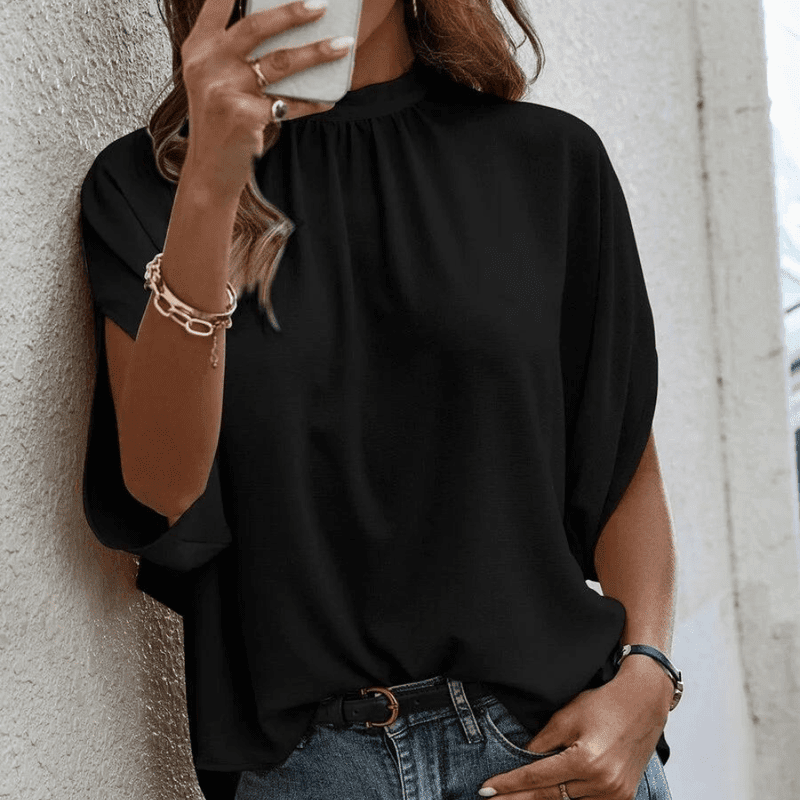 Kvinne Bluse Chiffon Elegant Allsidig 2