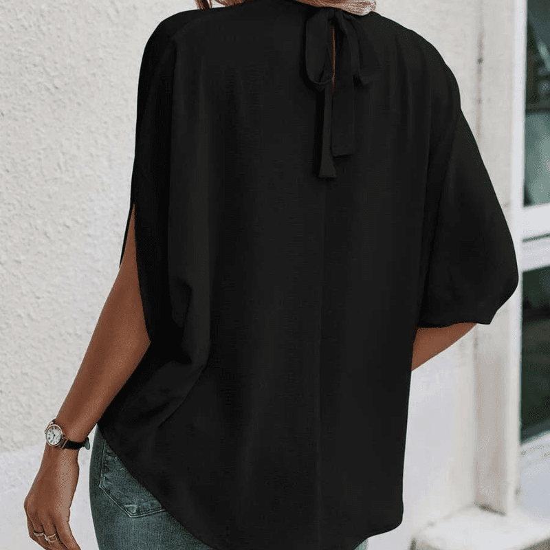 Kvinne Bluse Chiffon Elegant Allsidig 3