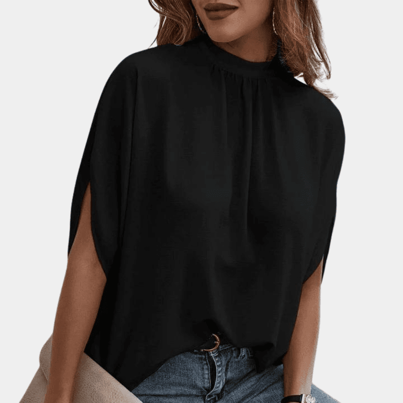 Kvinne Bluse Chiffon Elegant Allsidig 4