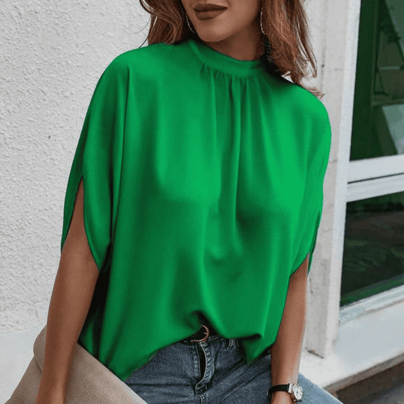 Kvinne Bluse Chiffon Elegant Allsidig 5