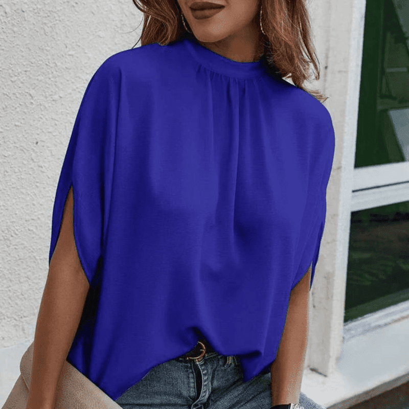 Kvinne Bluse Chiffon Elegant Allsidig 6