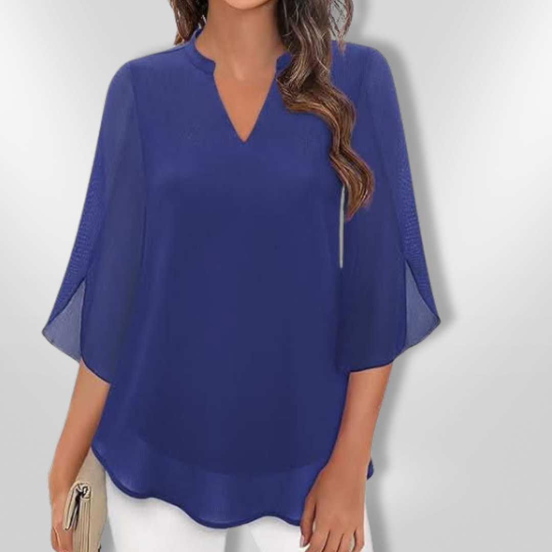Kvinne Bluse Lagdelt Elegant 5