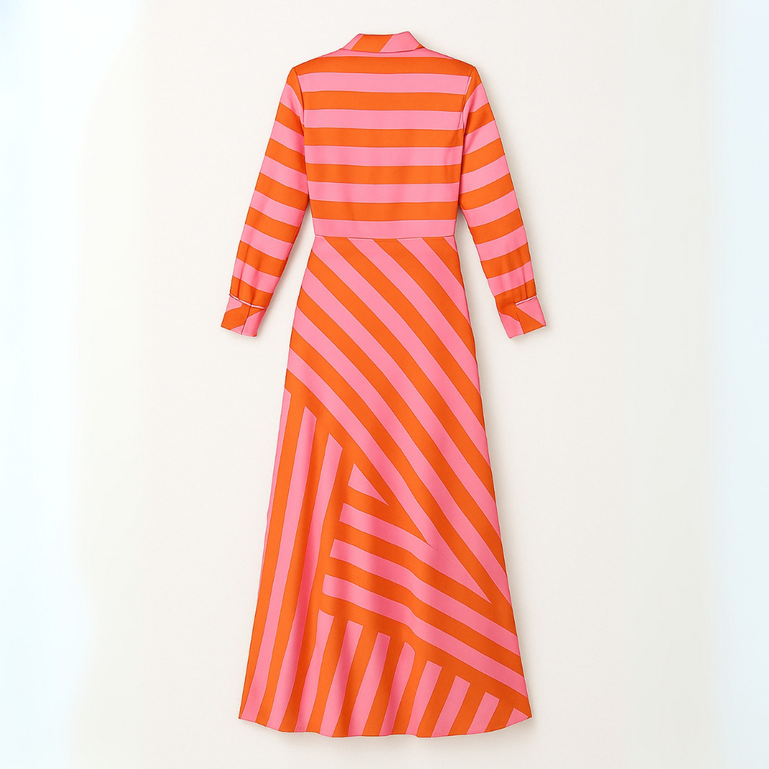 Kvinne Cache-Cœur Kjole Mønstret 4